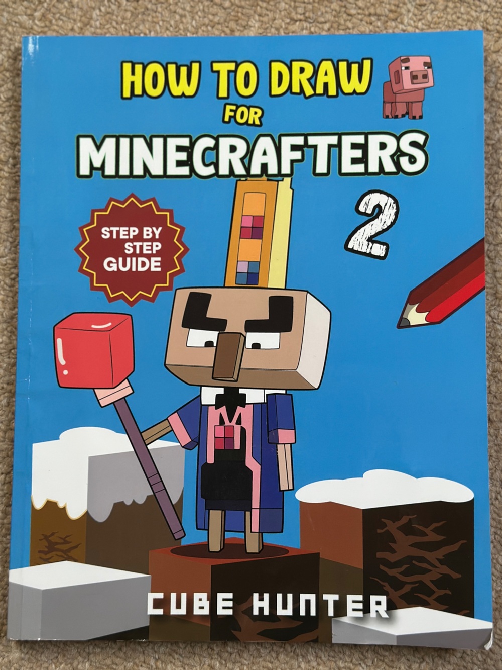NEW Minecraft Book - Step-by-Step Drawing Art Kids Gift